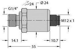 Turck Przetworniki ciśnienia 1 szt. PT010R-1104-I2-H1143