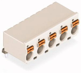 Gniazdo picoMAXeCOM raster 7,5mm 2-biegunowe z kątowymi pinami lutowniczymi bez płytki 2092-3372 /100szt./