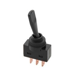 Przełącznik hebelkowy 12V 20A 2-poz 1-tor 1xNO+NC LIZAK ASW-13 czarny / 5807