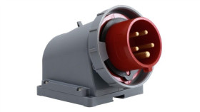 Wtyk Siłowy Stały Odbiornikowy 16A 5P /Fe/ Ip67