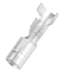 Konektor płaski Żeński 1,5 → 2,5 mm², 16 → 14 AWG długość 17mm Izolacja: Nieizolowane Cyna