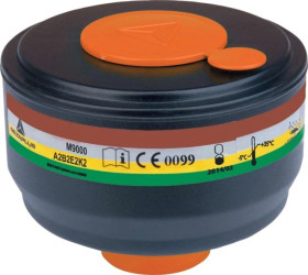 Filtry A2B2E2K2 do masek pełnotwarzowych M9200 I M9300, kolor Czarny, M9001EABEK2 /4szt./