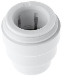 Plastikowa złączka rurowa, typ mocowania: Ogranicznik