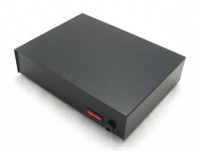 T81 Obudowa metalowa T-81 wymiary: 220 x 50 x 160 mm - czarna - pełna