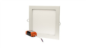Oprawa Wstropowa Panel Led 18W 1080Lm 3000K Kwadratowa Ip20 Biały Pl3-S-18W