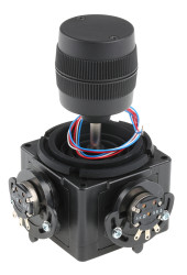 Joystick potencjometru 3-osiowy Pasywny SPST CH Products Połączenie lutowane Zamek