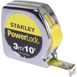 Stanley STHT33203-8-23 Tape Measure 3m Auto-Rewind Locking Belt Clip