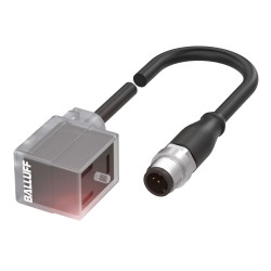 Przewód czujnik-siłownik Złącze A DIN 43650 Form B liczba rdzeni 3 długość 1m Rodzaj A Żeńskie Złącze B Złącze M12