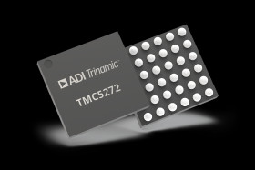 2.1V to 20V, 2 × 0.8ARMS Two-Axis Stepper Driver and Controller