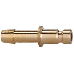 Insertion grommet, L 24 mm, 35 bar, brass, for jacks, 107078