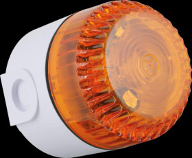 SOADW10C Solex 10, white, amber lens, deep base
