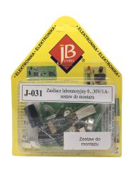 J-031 Zasilacz laboratoryjny 0...30V/0...1A - zestaw do montażu