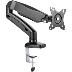 ICY BOX 60469 IB-MS303-T Monitor desk mount Black Height-adjustable Tilt Swivel