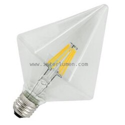 Filament E27 Piramida 5W 2200deg;K LED 240V LED Filament Pyramid E27 240V 5W 2200K
