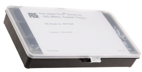 Zestaw śrub typ Wkręt z rowkiem Gniazdowy Torx M2.5, M3, M3.5, M4, M5, M6 długość 6 → 25mm Torx l. elementów: