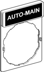 Ramka do mocowania etykiet 30x40mm, z etykietą 8x27mm AUTO-MAIN ZBY2164