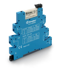 Przekaźnikowy moduł sprzęgający 6,2mm MasterBASIC,1P 6A 6V AC/DC, styki AgNi, zaciski śrubowe 39.11.0.006.0060