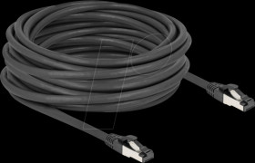 80575 Cat.8.1 patch cable, S/FTP, 10m, black