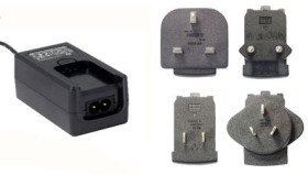 Adapter AC/DC Uwy 12V dc Iwy 2.5A Złącze 2,1 x 5,5 x 12 mm, biegun dodatni w środku 30W, typ wtyczki: Wtyk europejski,