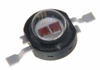 LED-BY01-5 Dioda żółta [560nm, 120 lm, kąt 25 stopni] 5W - obudowa EMITER