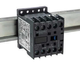 Stycznik 110 V AC Schneider Electric styki: 3 3 kW 6 A 3NO Montaż na szynie DIN Śruba LC1K0601F7