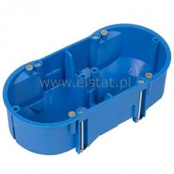 Puszka P2x60D niebieska do ścian gipsowych