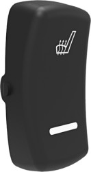 Klosz do przycisku, do użytku z: Przełączniki kołyskowe uszczelniane serii L, kolor: Biały