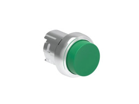 Metalowy przycisk fi22mm wystający dwustanowy Zielony LPSQ203