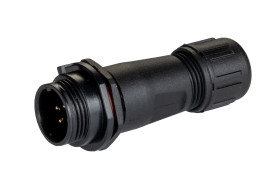 Złącze wielostykowe przemysłowe 4-pinowe Miniaturowe Montaż na kablu Gniazdo RS PRO