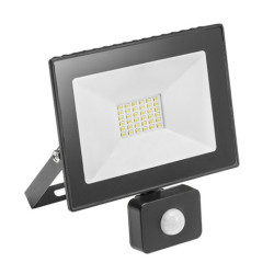 Reflektor LED 30W +czuj. NW czarny G-TECH 464256
