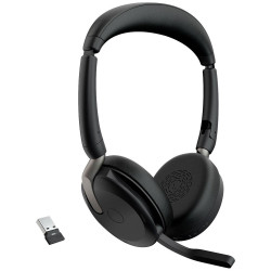 Jabra 26699-999-989 Evolve2 65 Flex headset Bluetooth Black Noise cancelling