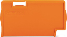 Separating plate, 2 mm, orange for terminal block, 2002-1394