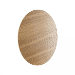 Kinkiet koło LUNA 40cm Czarny / jasne drewno G9 MAX 6W 5449 TK Lighting