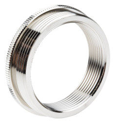 Adapter do dławnic kablowych gwint wew M40 gwint zew PG36 Mosiądz platerowany niklem rozmiar gwintu PG36 → M40