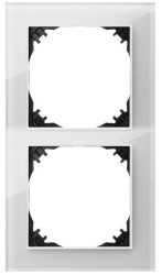 Vestra Ramka podwójna szkło IP20 biały 3872-62
