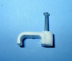 UCHWYT FLOP 12x5mm BIAŁY (100SZT)