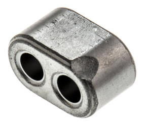 Rdzeń ferrytowy z dwoma otworami średnica otworu 3.4mm Transformatory szerokopasmowe otwory: 2 Rdzeń z podwójną