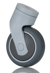 Koło samonastawne średnica kabla 75mm Trzpień gwintowany Tente 75kg wysokość całkowita 103mm