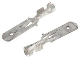 Konektor płaski Męski 6.3 x 0.8mm długość 28mm Izolacja: Nieizolowane Cyna