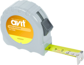 Rolling tape measure, 5 m, steel, 166 g, AV02001
