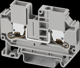 1329493 XTV Push-X through terminal block, 6 mm² - gray