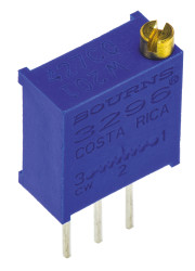 Potencjometr dostrojczy 200Ω THT 0.5W 25 -zwoje Regulacja górna 2,19 mm