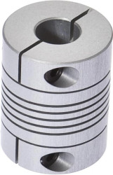 Akcesoria różne, sprzęgło spiralne do Enkodera, Ø25 mm, 32 długości, aluminium AV000032