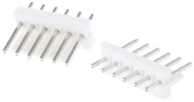 Złącze szpilkowe 6-pinowe MTA-100 raster: 2.54 mm Prosty 1-rzędowe TE Connectivity Otwór przelotowy250 V Bez osłony