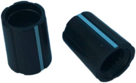 PSP S100-618-1 S100-618-1 Pokrętło czarny (Ø x W) 10 mm x 13.5 mm 1 szt.