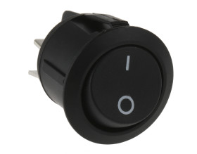Przełącznik kołyskowy Wł.-wył. Nie 10 A DPST Czarny Arcolectric (Bulgin) Ltd