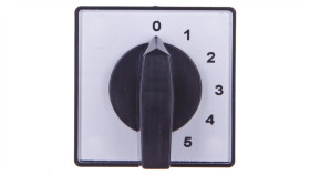 Łącznik Krzywkowy 0-1-2-3-4-5 2P 10A Do Wbudowania 4G10-126-U