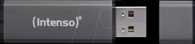 3521495 USB stick, USB 2.0, 128 GB, Alu Line, anthracite