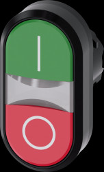 3SU1000-3AB42-0AK0 SIRIUS ACT double push button, Ø 22 green - red