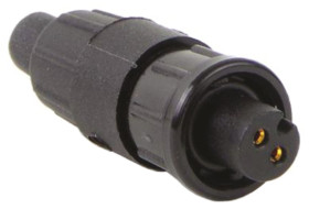 Złącze wielostykowe przemysłowe 2-pinowe Subminiaturowe Montaż na kablu Gniazdo Switchcraft